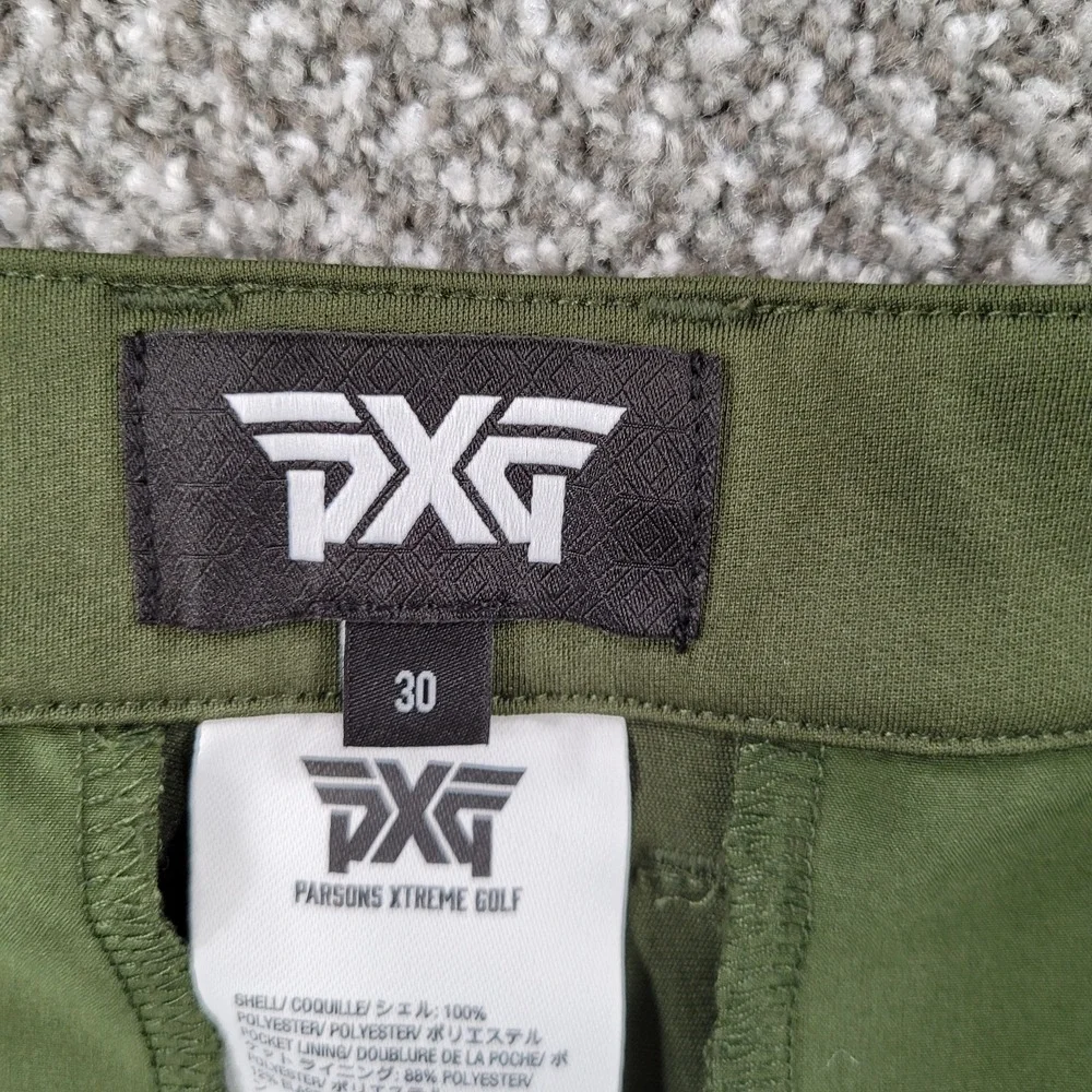 PXG Parsons Xtreme Golf Mens Shorts Size 30 Green Performance Stretch Chino